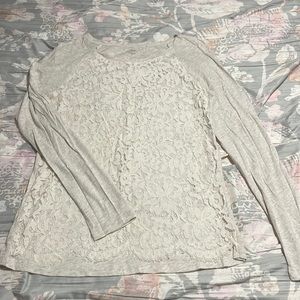 Loft lace top